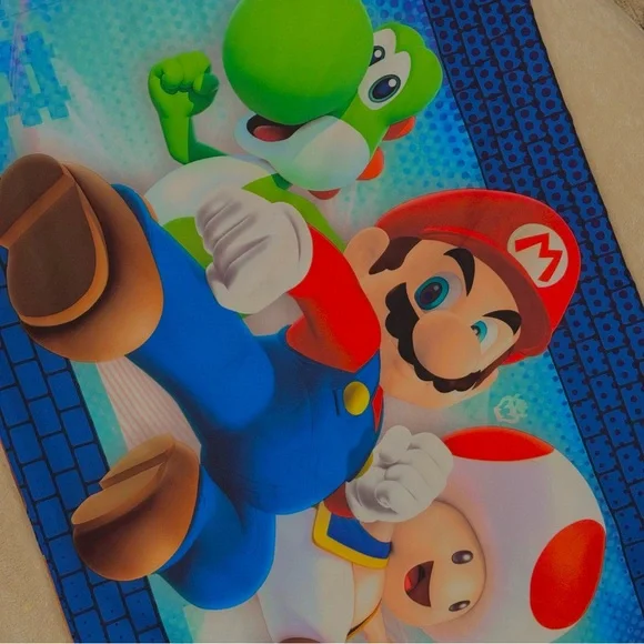Nintendo Super Mario Full Size Sheet Set - Picture 8 of 13